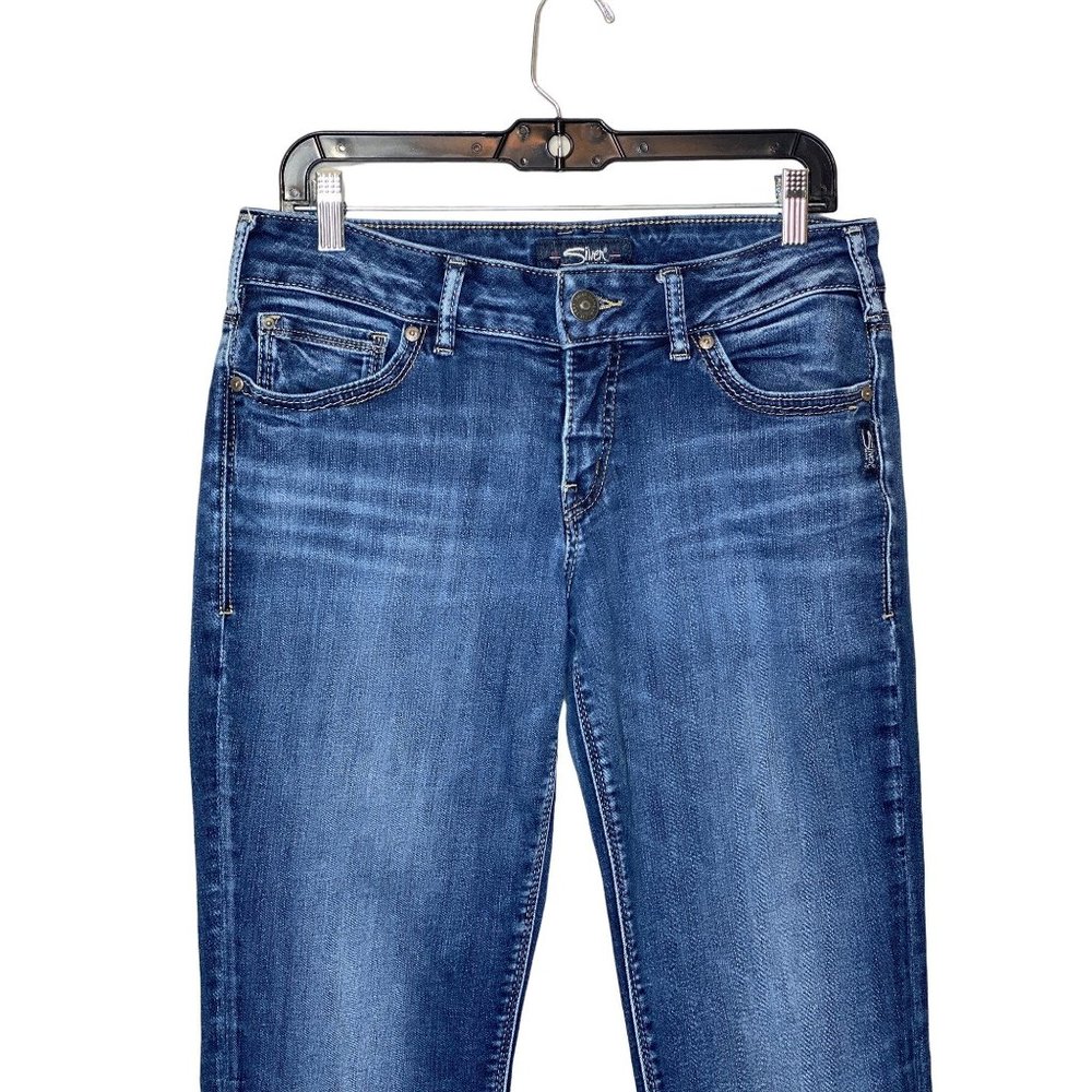 Silver Suki Slim Bootcut Jeans W32/L31 Stretch - Picture 12 of 12